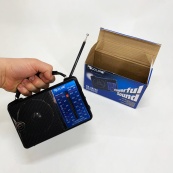 Портативний FM радіоприймач GOLON RX-A06AC акустична система програвач від батарей від мережі. Зображення №2