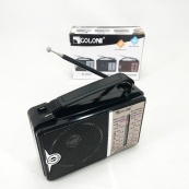 Радіоприймач портативне радіо Golon RX-606 від мережі та на батарейках приймач ретро колонка fm акустична. Зображення №4