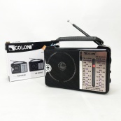 Радіоприймач портативне радіо Golon RX-606 від мережі та на батарейках приймач ретро колонка fm акустична. Зображення №8