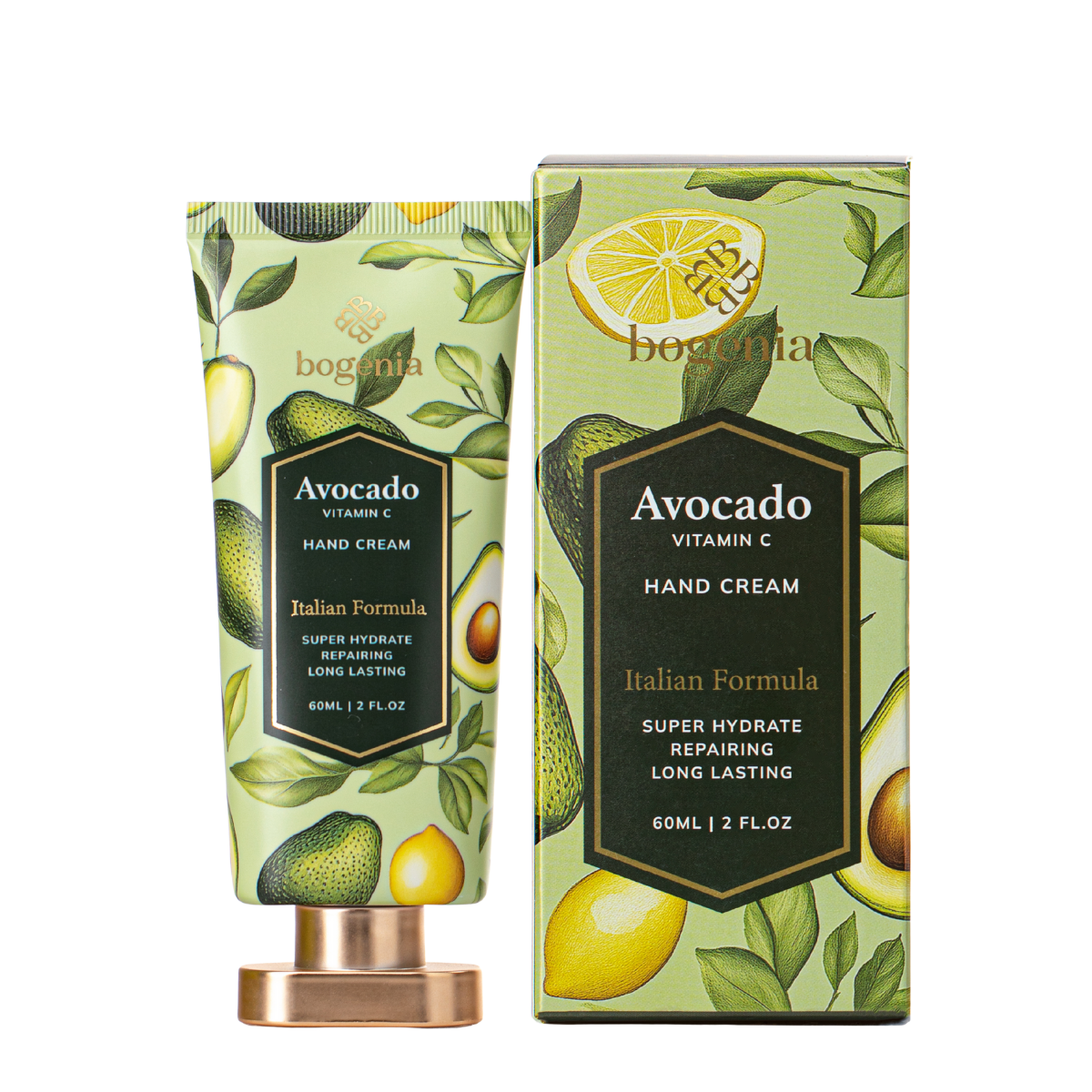 Крем для рук Bogenia Avocado + Vitamin C зволожувальний 60 мл BG447.001 Крем для рук Bogenia Avocado + Vitamin C зволожувальний 60 мл BG447.001