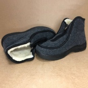 Ботинки мужские из ткани утепленные 44р 29см, мужские полуботинки, мужские рабочие ботинки. Изображение №7