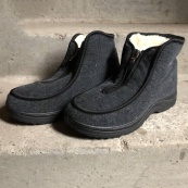 Ботинки мужские из ткани утепленные 44р 29см, мужские полуботинки, мужские рабочие ботинки. Изображение №10