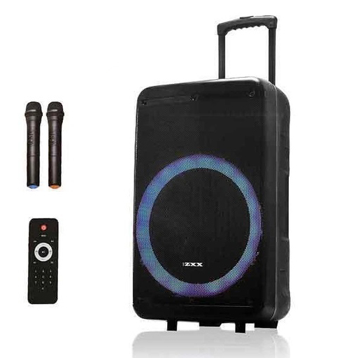 Акустична колонка з акумулятором ZXX-7676 200 Вт портативна переносна колонка Bluetooth на колесах Акустична колонка з акумулятором ZXX-7676 200 Вт портативна переносна колонка Bluetooth на колесах
