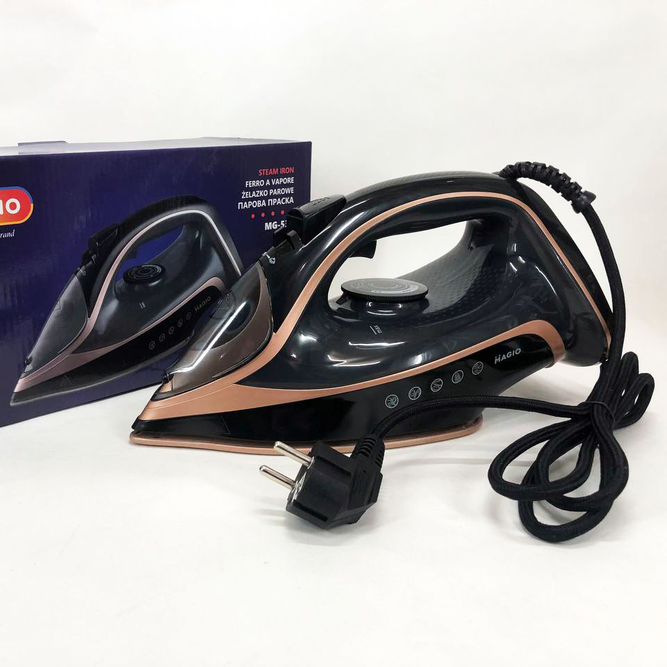 Праска MAGIO MG-530, парова праска відпарювач, парова праска відпарювач, парова праска для одягу Праска MAGIO MG-530, парова праска відпарювач, парова праска відпарювач, парова праска для одягу