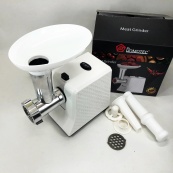 М'ясорубка електрична Domotec R3391 2000W, Потужна компактна м'ясорубка для дому, М'ясорубка 3 в 1. Зображення №3