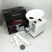 М'ясорубка електрична Domotec R3391 2000W, Потужна компактна м'ясорубка для дому, М'ясорубка 3 в 1. Зображення №4