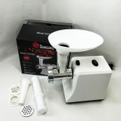 М'ясорубка електрична Domotec R3391 2000W, Потужна компактна м'ясорубка для дому, М'ясорубка 3 в 1. Зображення №6