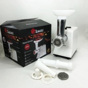 М'ясорубка електрична Domotec R3391 2000W, Потужна компактна м'ясорубка для дому, М'ясорубка 3 в 1. Зображення №7