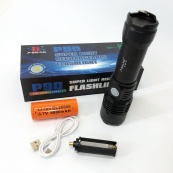 Фонарь аккумуляторный X-Balog BL-B88-P90, яркий фонарик, качественный фонарик, мощный ручной фонарик. Изображение №9