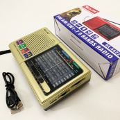 Портативна стовпчик радіо MP3 USB Golon RX-6622. Колір: золотий. Зображення №10