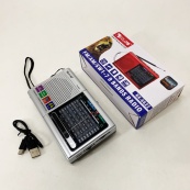 Портативна стовпчик радіо MP3 USB Golon RX-6622. Колір: срібний. Зображення №9