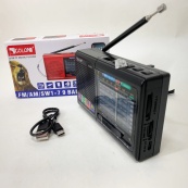 Портативна стовпчик радіо MP3 USB Golon RX-6622. Колір: чорний. Зображення №3