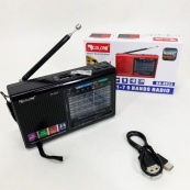 Портативна стовпчик радіо MP3 USB Golon RX-6622. Колір: чорний. Зображення №6