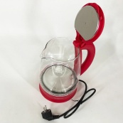 Электрочайник Suntera EKB-322R 1500 Вт, чайники с подсветкой, электрочайники с подсветкой. Цвет: красный. Изображение №4