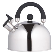 Чайник Unique со свистком UN-5302 2,5л, красивый чайник для газовой плиты, чайник на плиту. Цвет: черный. Изображение №8