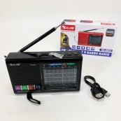 Портативна стовпчик радіо MP3 USB Golon RX-6622. Колір: чорний. Зображення №8