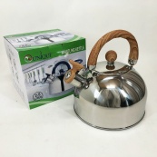 Чайник Unique зі свистком UN-5302 2,5л, Чайник для газ плити, Чайник газовий, Гарний. Колір: коричневий. Зображення №4