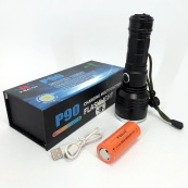 Ліхтар поліцейський X-Balog BL-531-P90 1х26650 8800mah USB/microUSB/ 3хААА R3 функція Power Bank. Зображення №15