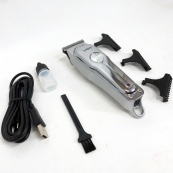 Машинка для стрижки волосся акумуляторна VGR V-071 тример для бороди та вусів, окантувальна машинка. Зображення №7 Машинка для стрижки волосся акумуляторна VGR V-071 тример для бороди та вусів, окантувальна машинка. Зображення №7