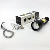 Ліхтарик акумуляторний ручний Bailong BL-29 діод T6 + COB зарядка від USB, ліхтарик led, водонепроникний. Зображення №17 Ліхтарик акумуляторний ручний Bailong BL-29 діод T6 + COB зарядка від USB, ліхтарик led, водонепроникний. Зображення №17