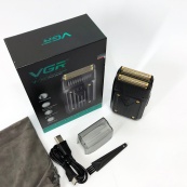 Електробритва VGR V-363, Тример для вусів, Електробритва з насадками для бороди, Тример бездротової. Зображення №10