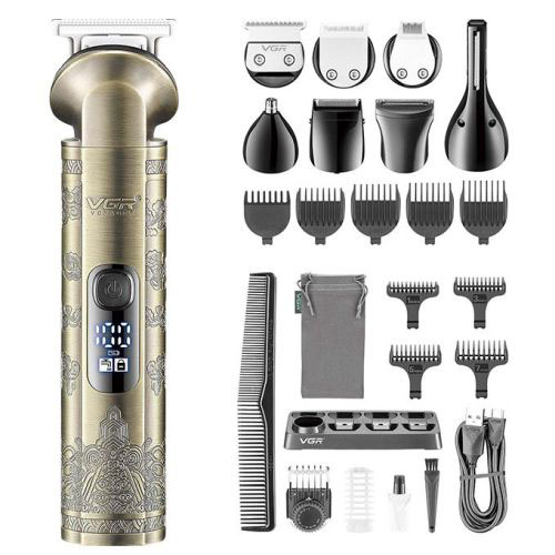 Мужской набор VGR V-110 8 в 1, Машинка для стрижки головы, Машинка для стрижки для дома Мужской набор VGR V-110 8 в 1, Машинка для стрижки головы, Машинка для стрижки для дома