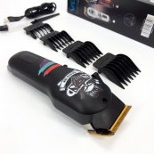 Машинка для стрижки волосся та бороди професійна VGR V-699 з насадками та LED дисплеєм. Колір: чорний. Зображення №17