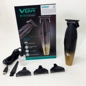Машинка для стрижки волос VGR V-906 триммер для окантовки и стрижки бороды. Цвет: желтый. Изображение №4 Машинка для стрижки волос VGR V-906 триммер для окантовки и стрижки бороды. Цвет: желтый. Изображение №4