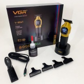 Тример для стрижки волосся VGR V-886T GOLD 8000RPM 4 насадки. Зображення №7 Тример для стрижки волосся VGR V-886T GOLD 8000RPM 4 насадки. Зображення №7