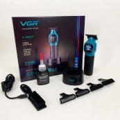 Триммер для стрижки волос VGR V-886T BLUE 8000RPM. Изображение №4