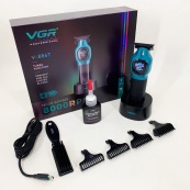 Триммер для стрижки волос VGR V-886T BLUE 8000RPM. Изображение №6