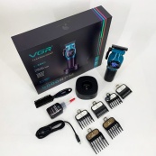 Машинка для стрижки акумуляторна VGR V-886C BLUE. Зображення №13 Машинка для стрижки акумуляторна VGR V-886C BLUE. Зображення №13