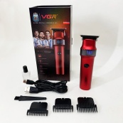 Машинка для стрижки волосся VGR V-987 RED, Бритва триммер для чоловіків. Зображення №3