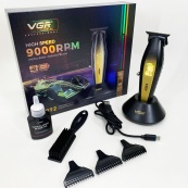 Машинка для стрижки волосся з потужним мотором XPRO VGR V-992 GOLD з насадками 1-2-3 мм. Зображення №3 Машинка для стрижки волосся з потужним мотором XPRO VGR V-992 GOLD з насадками 1-2-3 мм. Зображення №3