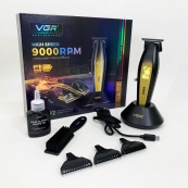 Машинка для стрижки волосся з потужним мотором XPRO VGR V-992 GOLD з насадками 1-2-3 мм. Зображення №4 Машинка для стрижки волосся з потужним мотором XPRO VGR V-992 GOLD з насадками 1-2-3 мм. Зображення №4
