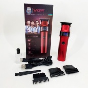 Машинка для стрижки волосся VGR V-987 RED, Бритва триммер для чоловіків. Зображення №12