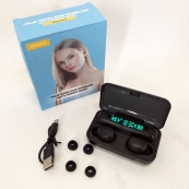 Беспроводные bluetooth наушники True Wireless F9-5 TWS с встроенным Power Bank, вакуумные наушники. Изображение №2 Беспроводные bluetooth наушники True Wireless F9-5 TWS с встроенным Power Bank, вакуумные наушники. Изображение №2