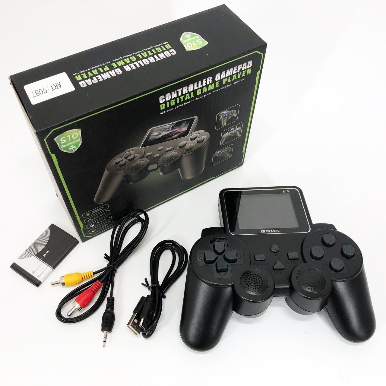 Ігрова консоль-джойстик S10 з 2.4 дюймовим LCD екраном, Ігрова приставка game, Дитяча приставка тетріс Ігрова консоль-джойстик S10 з 2.4 дюймовим LCD екраном, Ігрова приставка game, Дитяча приставка тетріс