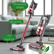 Акумуляторний ручний пилосос Rainberg RB-2296 2500Вт Зручний вертикальний бездротовий пилосос 0.5л. Зображення №2