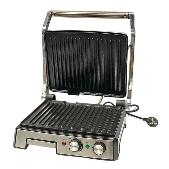Гриль двухсторонний немецкого качества Rainberg RB-2282 прижимной электрический гриль с пластинами 3800Вт Гриль двухсторонний немецкого качества Rainberg RB-2282 прижимной электрический гриль с пластинами 3800Вт