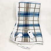 Електропростирадло 150х120 см тепле електро простирадло ковдра з підігрівом клітина. Зображення №4