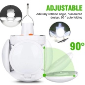 Ліхтар Лампа для кемпінгу акумуляторна BL-2029 + SOLAR на сонячній батареї кемпінговий складаний ліхтар. Зображення №2