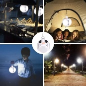 Ліхтар Лампа для кемпінгу акумуляторна BL-2029 + SOLAR на сонячній батареї кемпінговий складаний ліхтар. Зображення №24