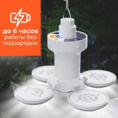 Ліхтар Лампа для кемпінгу акумуляторна BL-2029 + SOLAR на сонячній батареї кемпінговий складаний ліхтар. Зображення №35