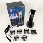 Професійна бездротова машинка для стрижки VGR V-682 RED тример для волосся. Зображення №5