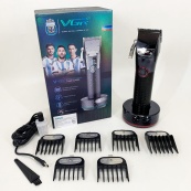 Професійна бездротова машинка для стрижки VGR V-682 RED тример для волосся. Зображення №13