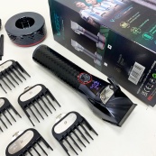 Професійна бездротова машинка для стрижки VGR V-682 RED тример для волосся. Зображення №14