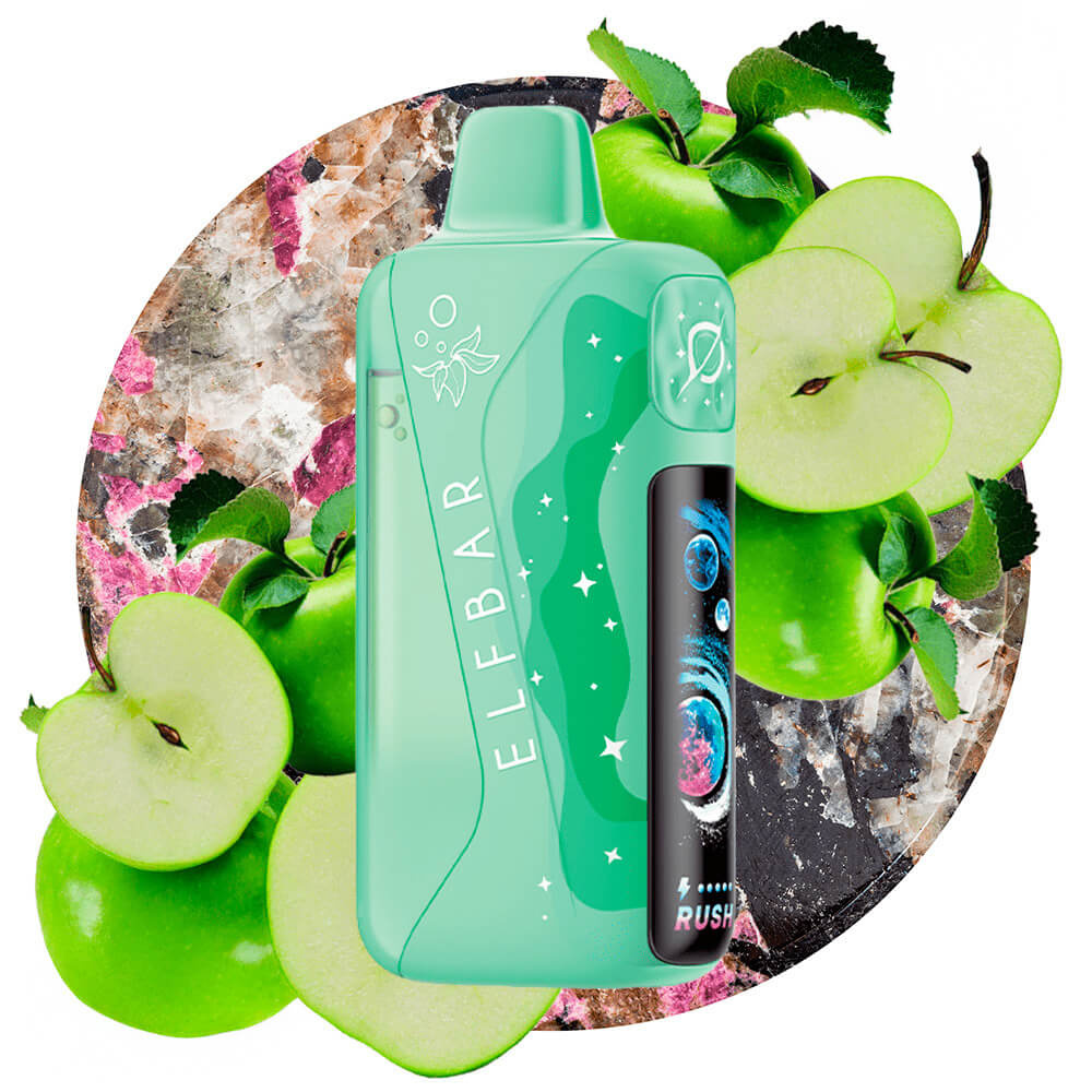 ELFBAR LUSH KING 40000 Sour Apple Ice(Кисле яблуко+лід) ELFBAR LUSH KING 40000 Sour Apple Ice(Кисле яблуко+лід)