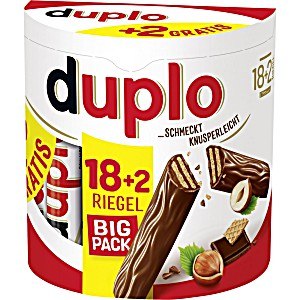 Шоколадні батончики Ferrero Duplo 18 +2 шт 364 г Шоколадні батончики Ferrero Duplo 18 +2 шт 364 г