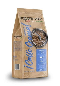 Кава в зернах Sapore Vero Cremoso Caffe Crema 1 кг Кава в зернах Sapore Vero Cremoso Caffe Crema 1 кг